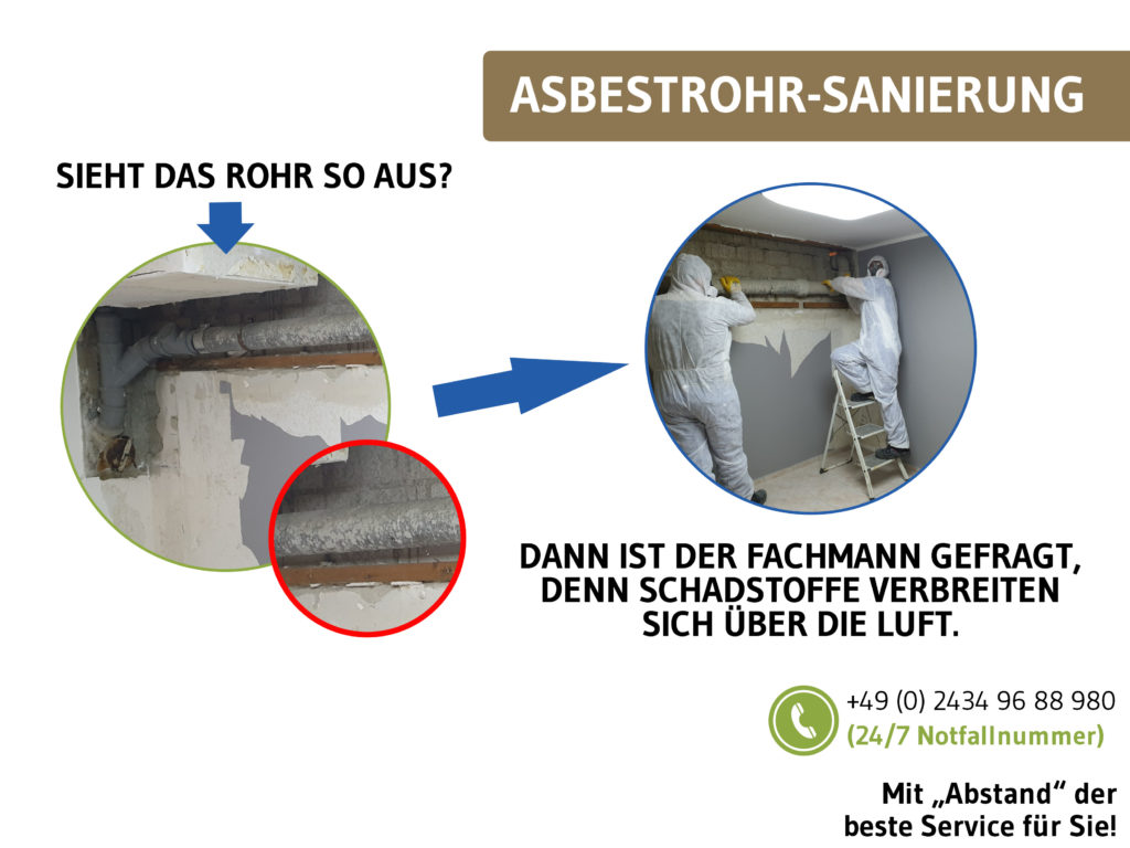 Asbestrohrsanierung AWT Rohrreinigung